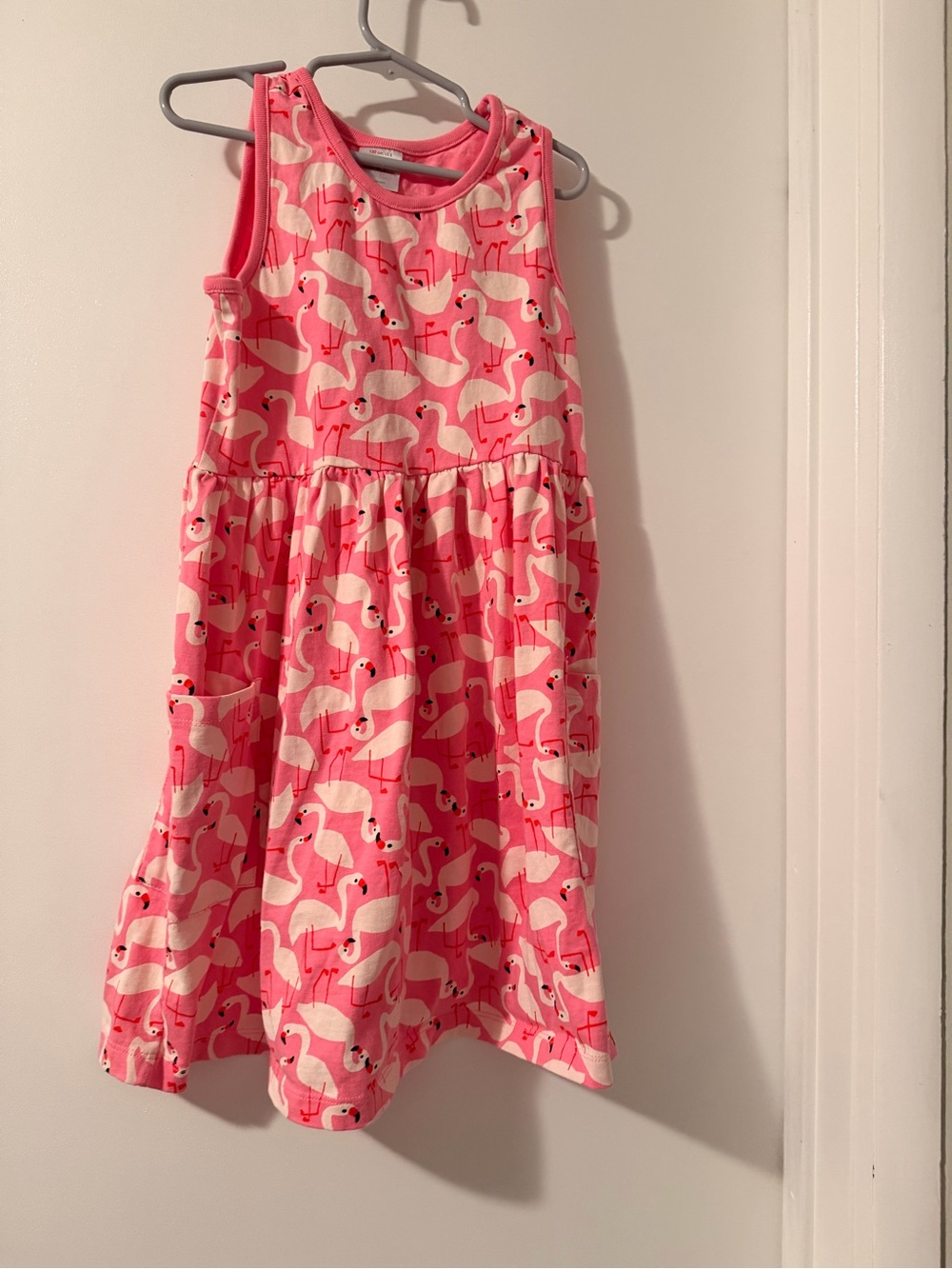 Hanna Andersson Pink Flamingo Dress — Size 8 / 130